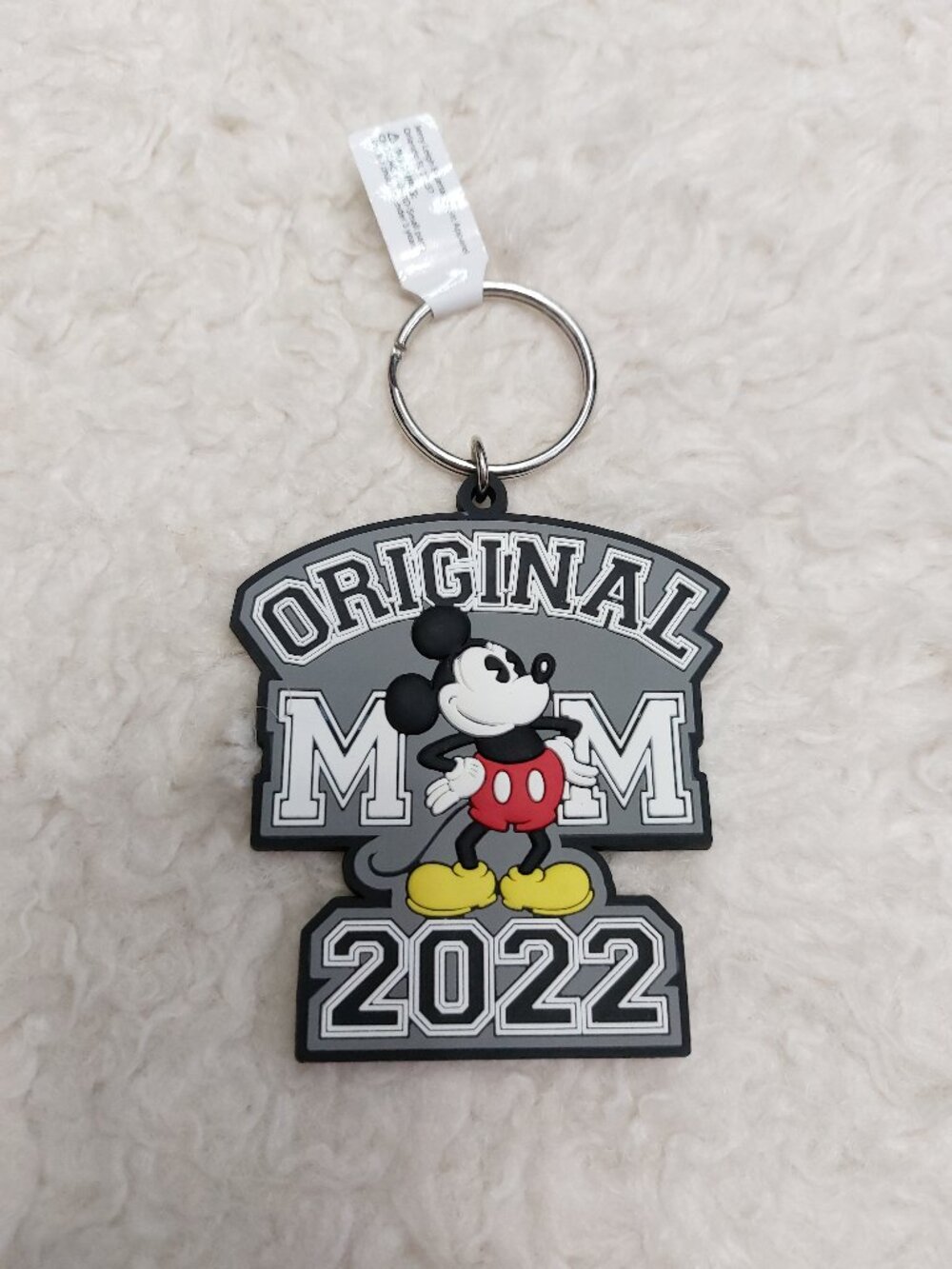 SALE 2/$10 Disney Mickey Mouse "Original Mom" 2022 soft PVC bag clip/keychain